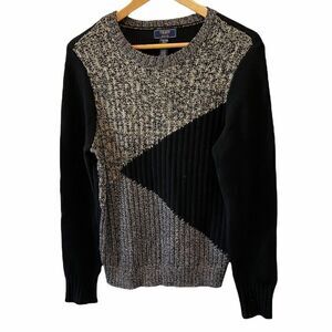 CHAPS Denim Petite Knit Crew Neck Sweater PXL